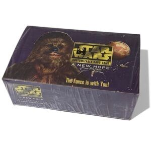 Star Wars Customizable Card Game: A New Hope expansion sealed booster box! 1996